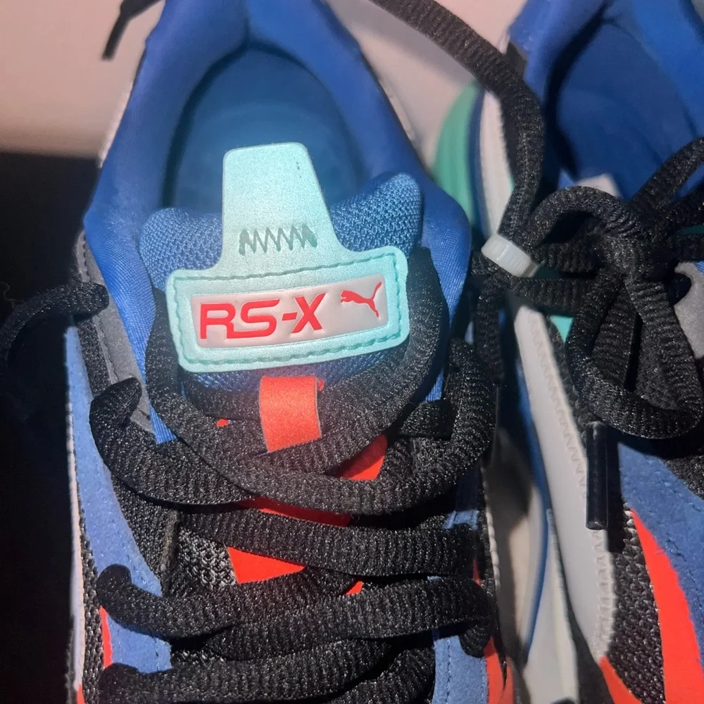 Men's Puma RS- X3‎ Puzzle Blk Multicolor(3715710-15) 9.5 Running Shoes